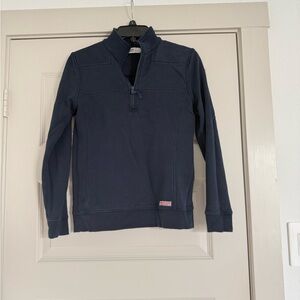 Vineyard Vines Blue Zip Up Sweater